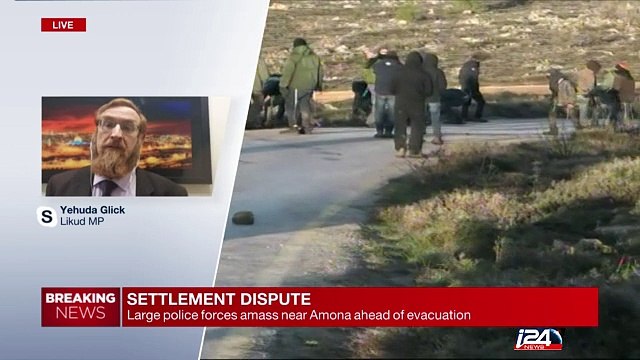 Yehuda Glick, Likud MP, on the evacuation of Amona