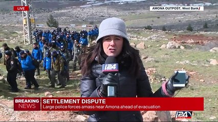 LIVE from Amona Outpost ahead of evacuation