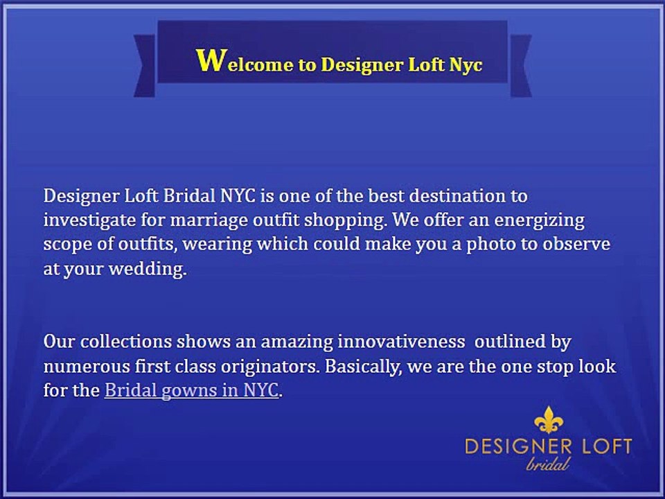 Wedding Attires from NYC