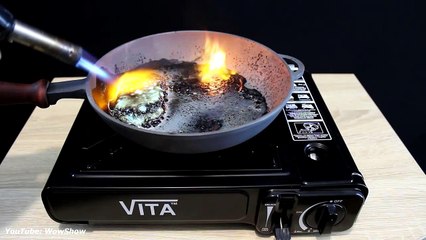 EXPERIMENT What Happen if You Drop Toothpaste into HOT PAN