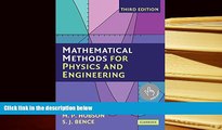 PDF  Mathematical Methods for Physics and Engineering: A Comprehensive Guide For Kindle