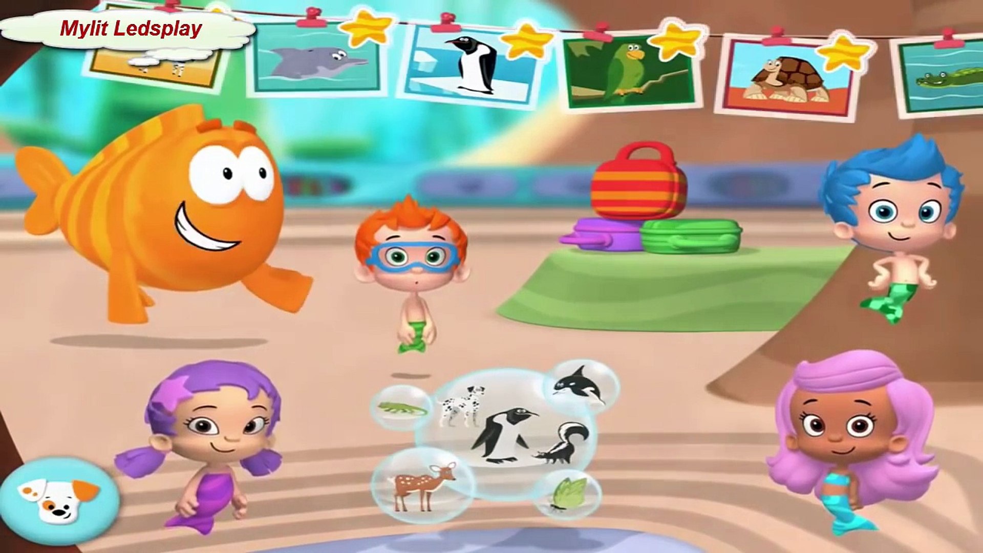 ⁣Kids games Bubble Guppies Animal School Day Day Full