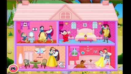 Princess Snow White Wedding Doll House - Cartoon Video Game For Kids