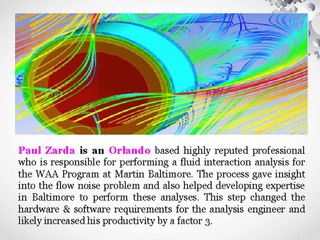 Paul Zarda Performed A Fluid Structure Interaction Analysis For WAA Program