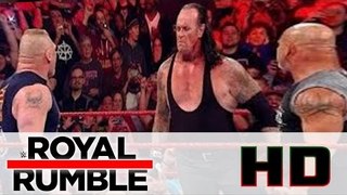 WWE Royal Rumble 2017 The most Beautiful Panch Goldberg,Brock Lesnar,Undertaker,randy orton , roman reigns, braun strow