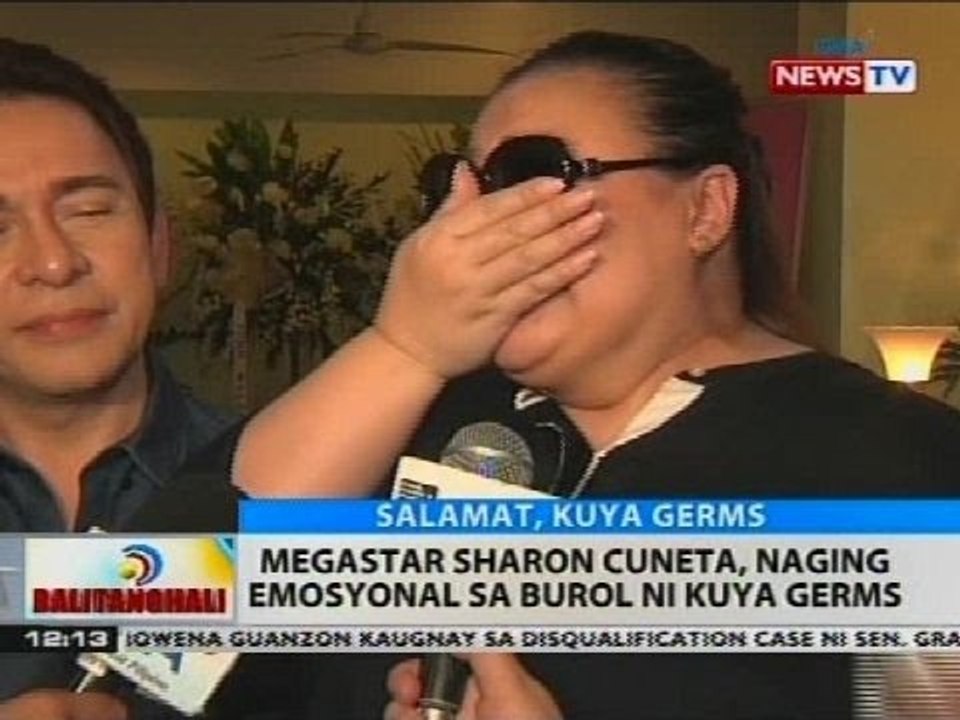 BT: Megastar Sharon Cuneta, naging emosyonal sa burol ni Kuya Germs