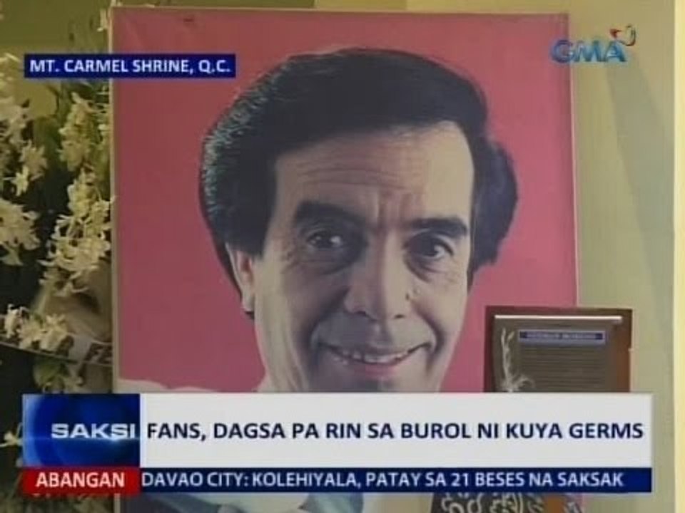 Saksi: Fans, dagsa pa rin sa burol ni Kuya Germs