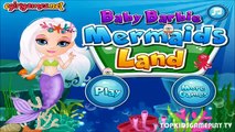 Fun Baby Barbie Episode - Baby Barbie Mermaids Land - Baby Videos Games For Little Kids