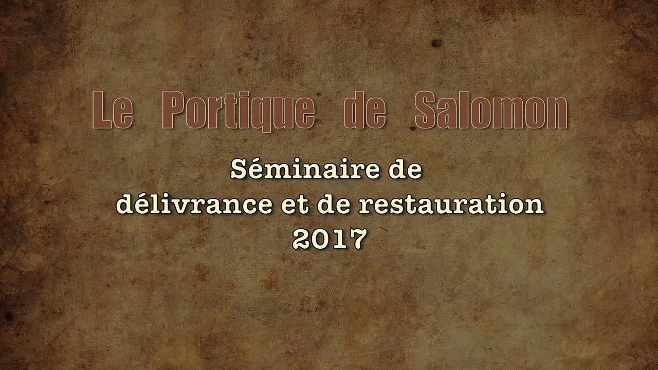 PORTIQUE DE SALOMON - Programme 2017 Allan Rich
