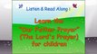 Learn Our Father Prayer / The Lords Prayer for Children & Kids - HD Read Along Nursery Rhymes
