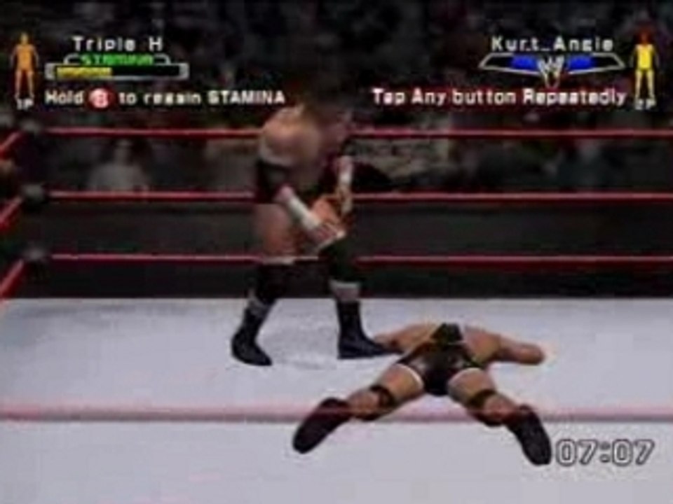 Triple H vs Kurt Angle (SvR 07)
