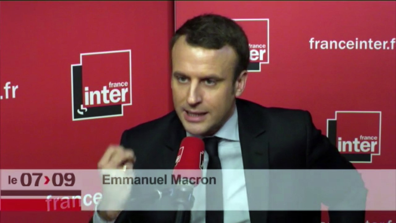Emmanuel Macron : "Le travail, c'est la capacité à trouver sa place dans la société"