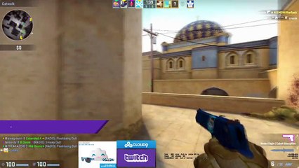 CS:GO - SWAG INCREDIBLE DEAGLE PLAY!