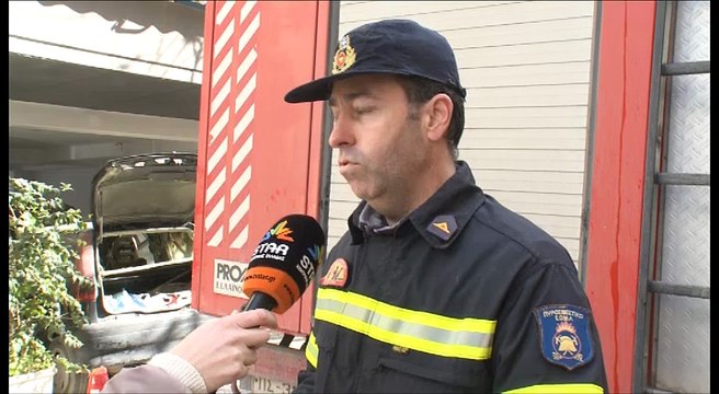 Φωτιά σε αυτοκίνητο στη Χαλκίδα