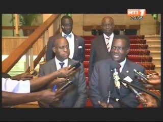 Audience du président de la republique accordée au président de la commission de la CEDEAO