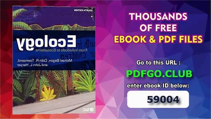 From Individuals to Ecosystems