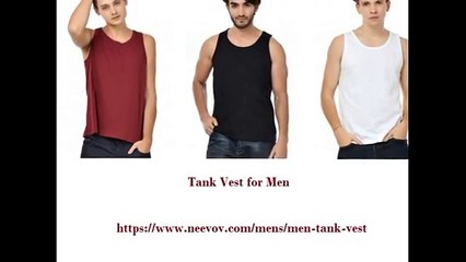 Maroon Colour Tank Vest for Men