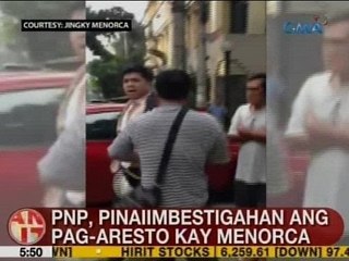 UB: PNP, pinaiimbestigahan ang pag-aresto kay Lowell Menorca