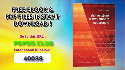 Fundamentals of Seismic Wave Propagation