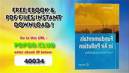 Fundamentals in Air Pollution_ From Processes to Modelling