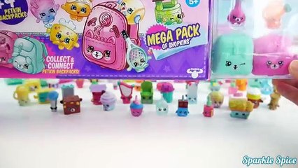 Shopkins Mega Pack Season 5 with Metallic Petkins and Cheat Sheet for 60 Shopkins