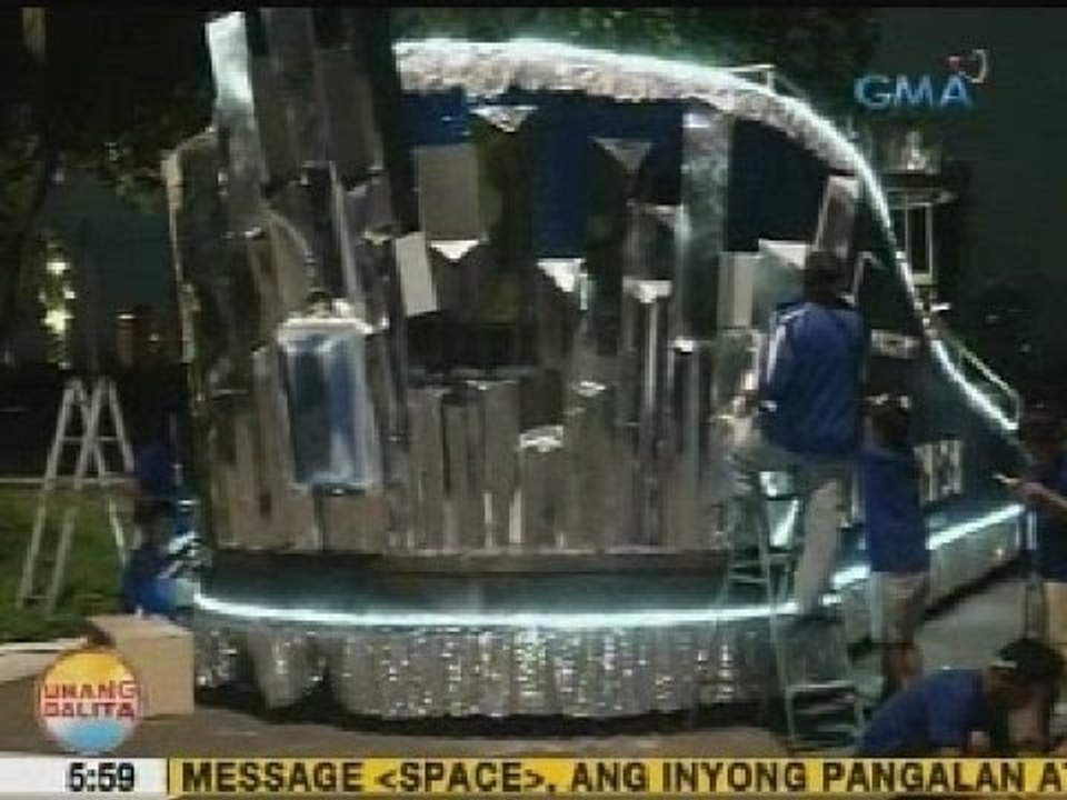 UB: Float na gagammitin ni Miss Universe 2015 Pia Alonzo Wurtzbach, mala-Miss U crown ang disenyo