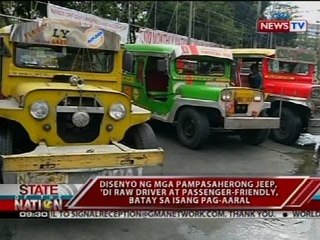 Disenyo ng mga pampasaherong jeep, 'di raw driver at passenger-friendly, batay sa isang pag-aaral