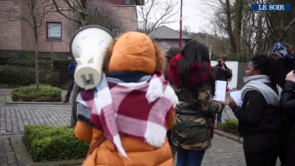 Rassemblement contre Miss Belgique organisé par la diaspora africaine de Belgique