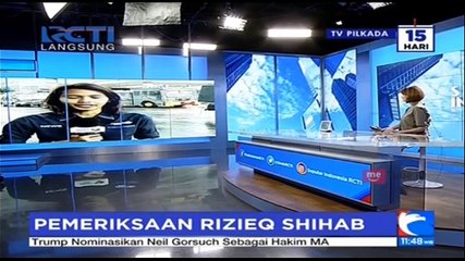 Rizieq, Munarwan, dan Bachtiar Nasir Jalani Pemeriksaan