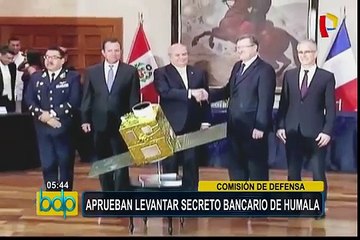 Comisión de Defensa: aprueban levantar secreto bancario de Ollanta Humala