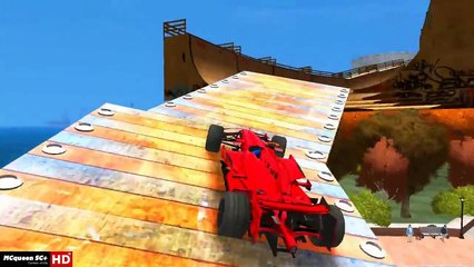 SUPER CARS Colors for Kids with Color Spiderman + Hulk Cartoon with More Nursery Rhymes Song - P6