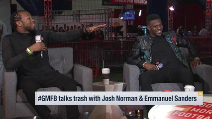 Josh Norman, Emmanuel Sanders practice trash talking