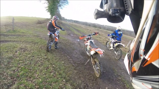 Balade enduro moto 99.8 km dans les 3 départements de basse normandie