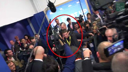 Un journaliste de "Quotidien" violemment expulsé lors d'une visite de Marine Le Pen
