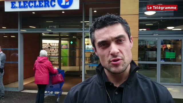 Quimper. Les jeunes agriculteurs s'invitent dans les trois hypermarchés.