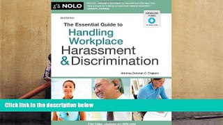 PDF [DOWNLOAD] The Essential Guide to Handling Workplace Harassment   Discrimination [DOWNLOAD]