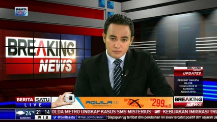 Garuda Indonesia Selip Saat Hujan Deras