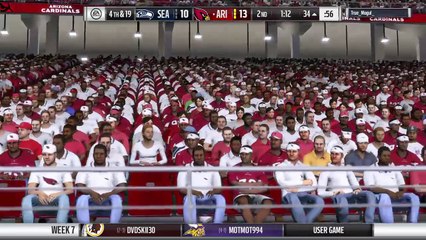 Madden 17 StrikeGroup Seahawks vs Cardinals