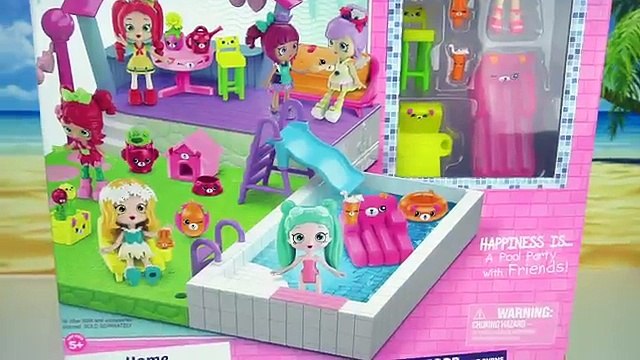 Princesas Ariel y Rapunzel en la Piscina de Shopkins Happy Places - Cajitas Sorpresa de Accesorios