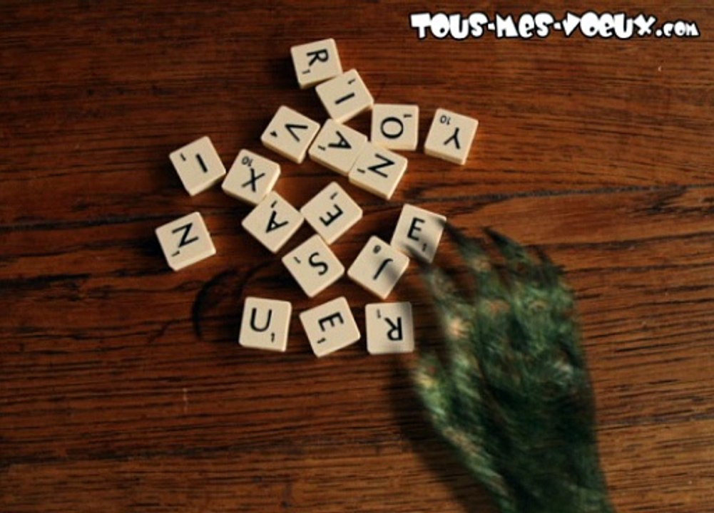 Jeu de lettres - joyeux anniversaire, carte anniversaire animée