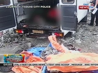 Tatlong lalaking natagpuang patay sa isang closed van sa Taguig City, nakilala na