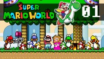 Let's Play Super Mario World [01] - (PTBR) Bem vindo ao mundo do Mario!