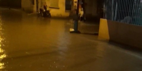 Las fuertes lluvias deja al cantón Vinces bajo el agua