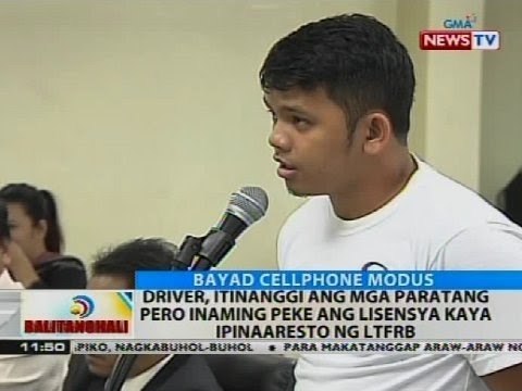 Taxi driver na sobra maningil at nanguha ng cellphone, kinilala ng mga nabiktimang pasahero
