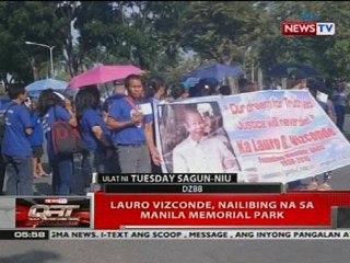 QRT: Lauro Vizconde, nailibing na sa Manila Memorial Park