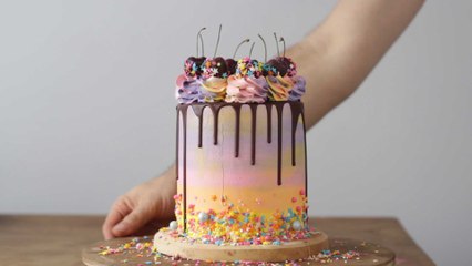 The Ultimate Ombré Cake