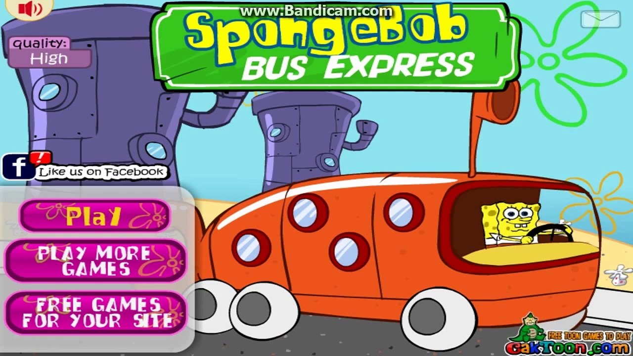 SpongeBob Bus Express - Spongebob Games