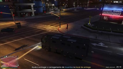 GTA V Segunda Missão Entregue o Carregamento de Muamba