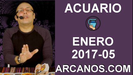 ACUARIO FEBRERO 2017-29 Ene al 04 Feb 2017-Amor Solteros Parejas Dinero Trabajo-ARCANOS.COM