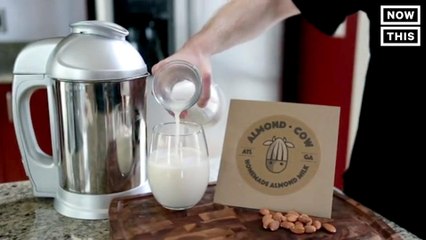 This Device Makes Almond Milk In 30 Seconds